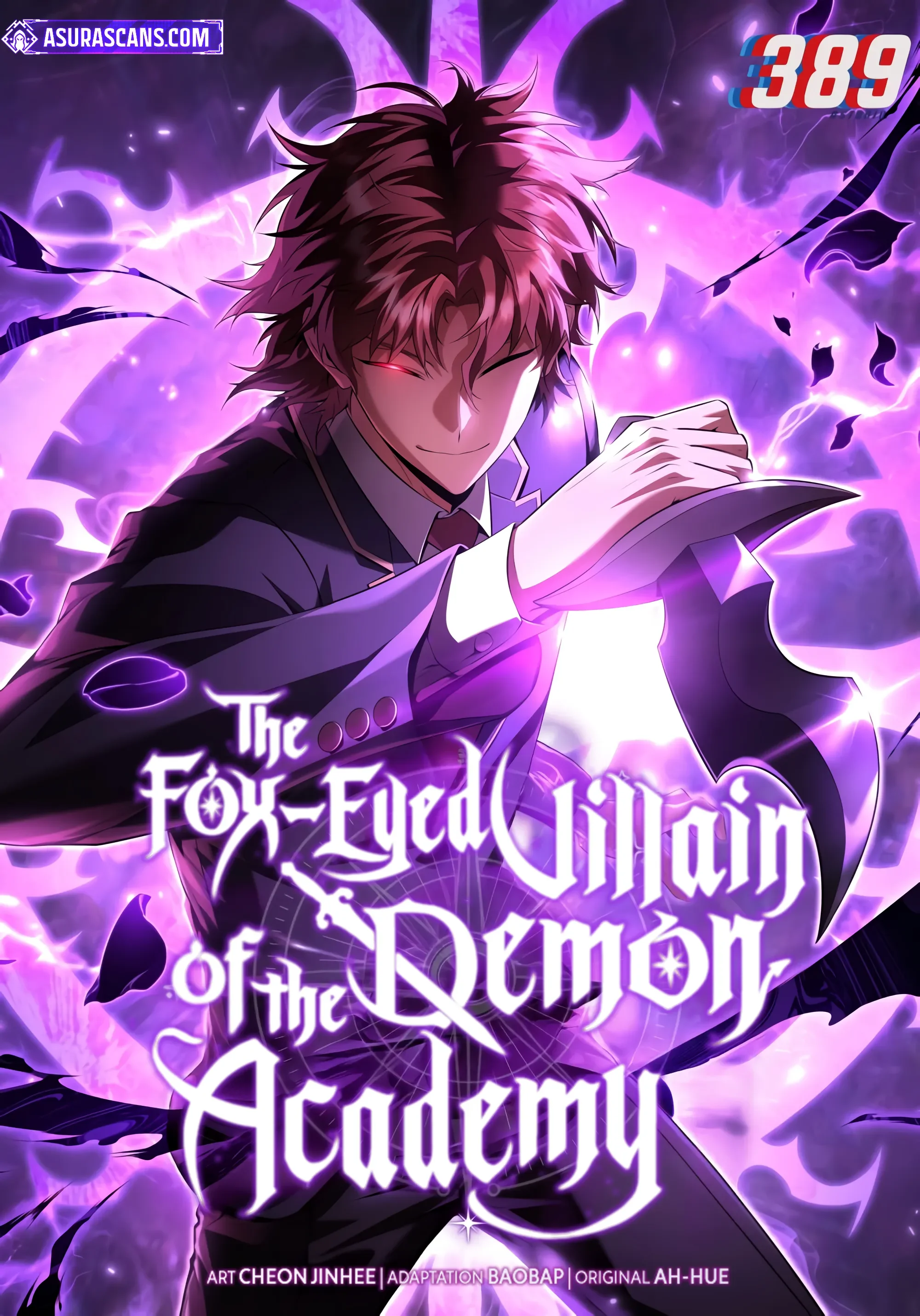 The Fox-Eyed Villain of the Demon Academy Cover Image